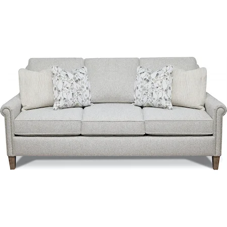 Transitional Sofa with Nailhead Trim